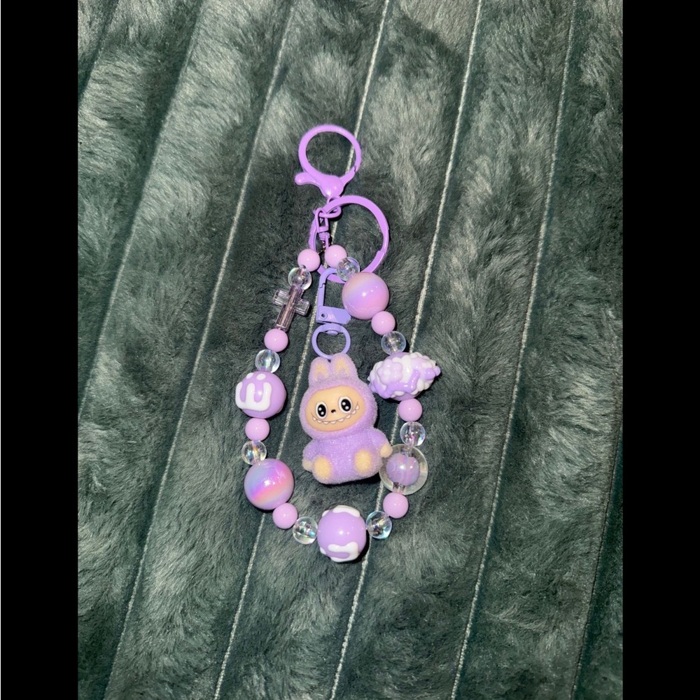 Key Chain/bag charm fashion Purple